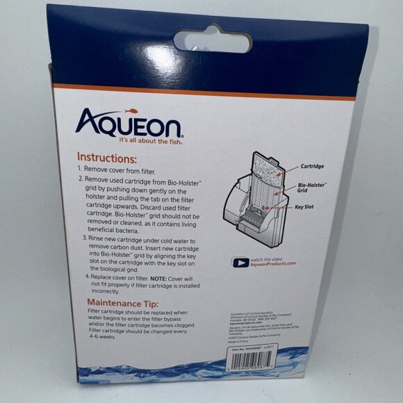 Replacement Filter Cartridges (LARGE) 3 Pack -  Aqueon GR52 - Picture 2 of 2